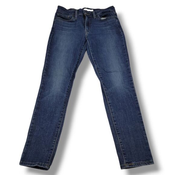 Levi's Jeans Size 29 W29"xL26" Levi's 711 Skinny Jeans Stretch Ankle Jeans Blue - Picture 1 of 6